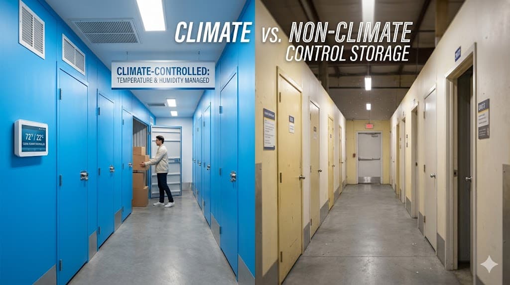 Climate Control vs. Non-Climate Storage: What Owners Need to Know